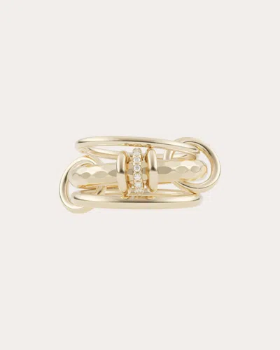 Spinelli Kilcollin 18kt Yellow Gold Gemini Vulcan Diamond Ring In Gold