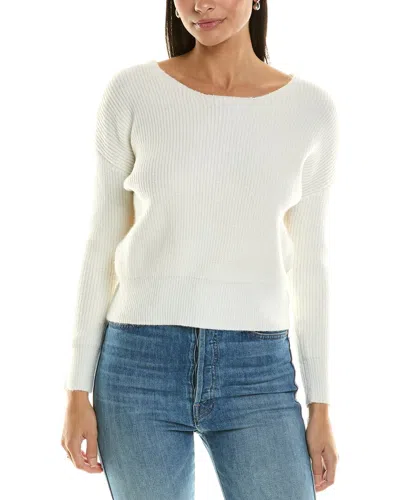 Shop Bishop + Young Jocelyn Twist Back Sweater In White