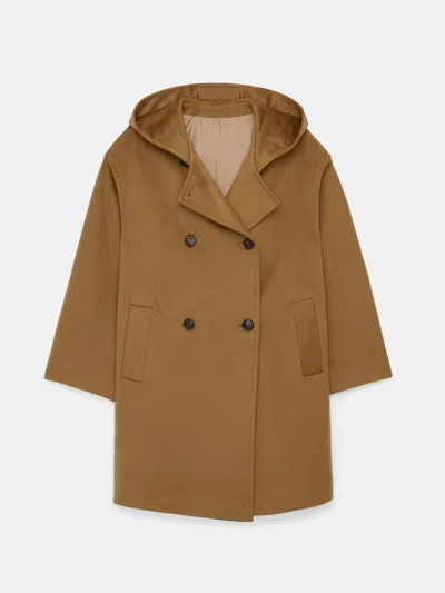 Alex Mill Double Breasted Coat In Cashmere In Vicuna