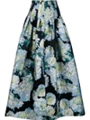 ADAM LIPPES floral jacquard full skirt,216406FL