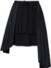 OFF-WHITE Pleated Panel Skirt,OWCC007S161540341000