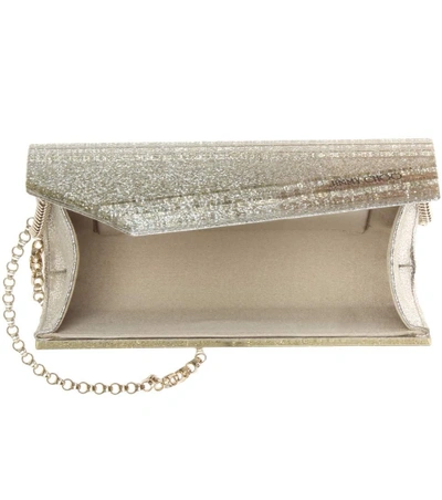 Shop Jimmy Choo Candy Box Clutch In Champagee