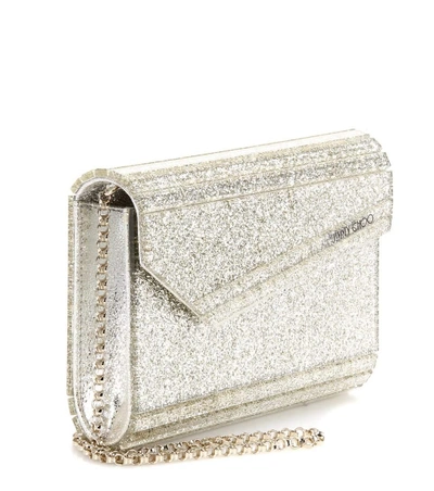 Shop Jimmy Choo Candy Box Clutch In Champagee