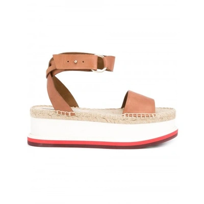 Shop Stella Mccartney Flatform Sandals