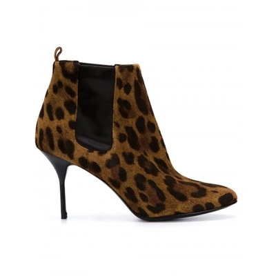 Shop Pierre Hardy Leopard Print Boots