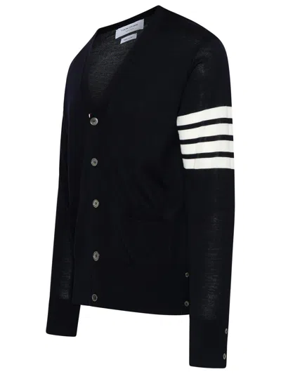 Thom Browne 4-bar Cotton Cardigan For