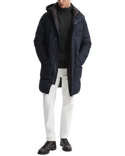Reiss Billings Coat In Blue