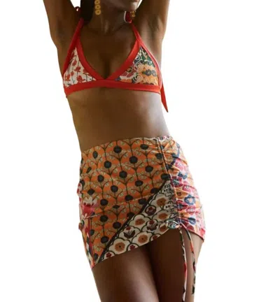 CAROLINA K GIO SKIRT IN MIX BOUQUET MULTI 