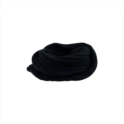 Hat Attack Lodge Knit Loop Scarf In Black In Black