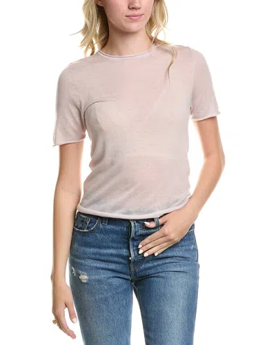 Reiss Alicia Wool T-shirt In Beige