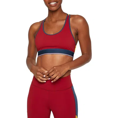 Fourlaps Circuit Womens Nylon Sports Bra In Multi