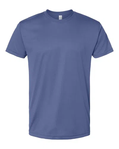 Bayside Usa-made Performance T-shirt In Blue
