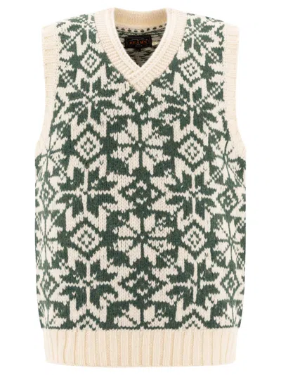 Shop Beams Plus Knitwear In Green