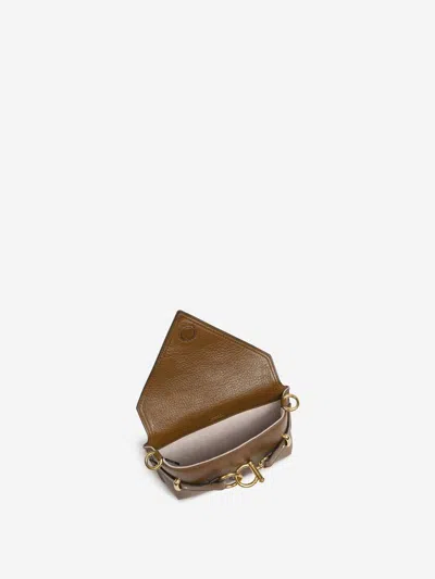 Shop Chloé Cape Crossbody Bag In It Features A Bandana-shaped Flap At The Front Finished With A Modern Leather Belt With A Gold-tone