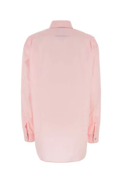 Moschino Camicia In Popeline Rosa Donna In Pink