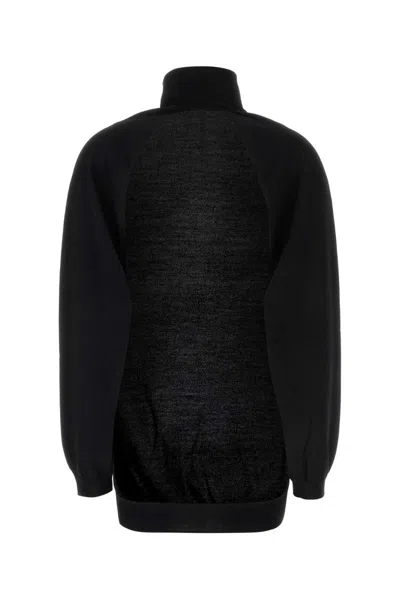 Moschino Turtleneck Sweater In Black