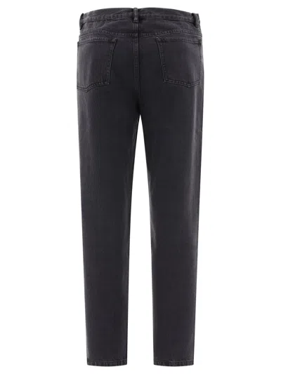 Apc A.p.c. Mens Martin Stonewashed Black Denim Jeans