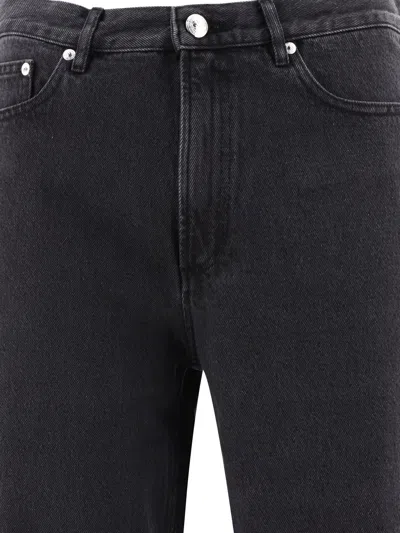 Apc A.p.c. Mens Martin Stonewashed Black Denim Jeans