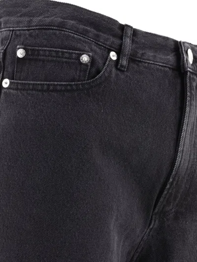 Apc A.p.c. Mens Martin Stonewashed Black Denim Jeans