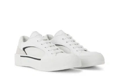 Alexander Mcqueen Skate Deck Plimsoll Low-top Sneakers In White