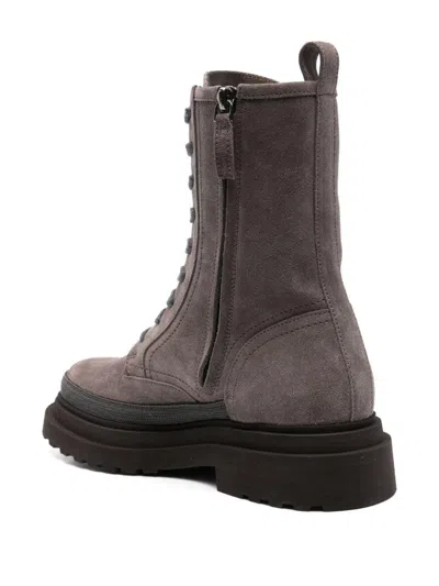 Brunello Cucinelli Suede Ankle Boots
