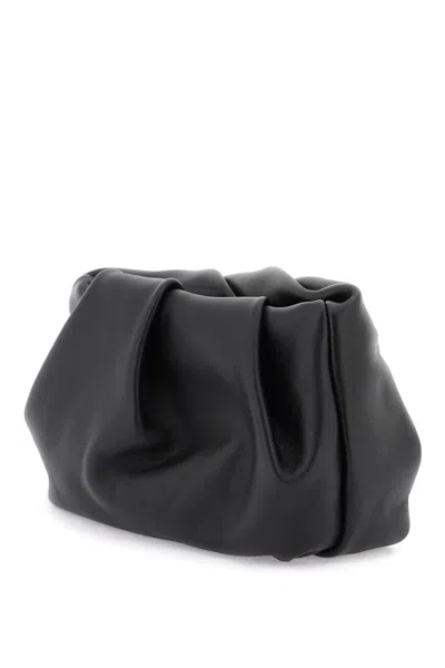 Burberry Black Lambskin With Rose Detailing Bag