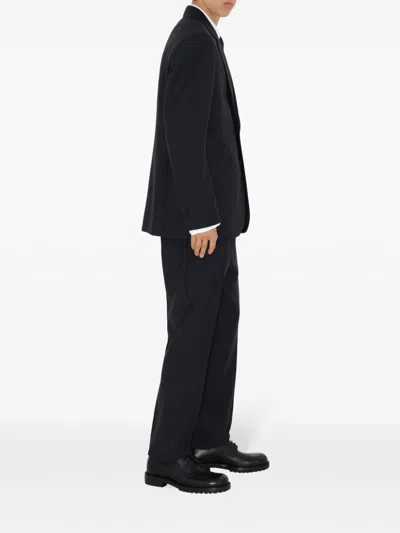 Burberry Classic Fit Triple Stud Wool Mohair Tailored Trousers