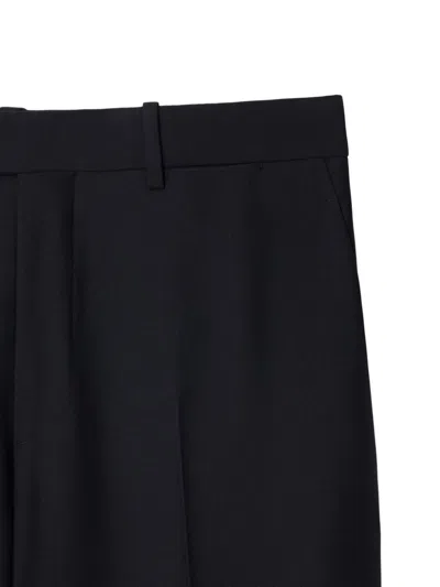 Burberry Classic Fit Triple Stud Wool Mohair Tailored Trousers