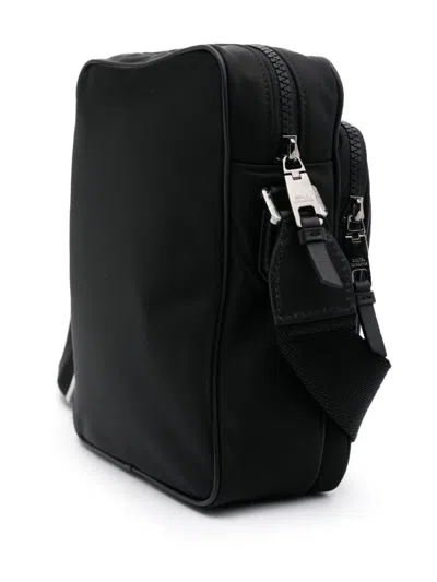Dolce & Gabbana Black Shoulder Strap With Leather Trim