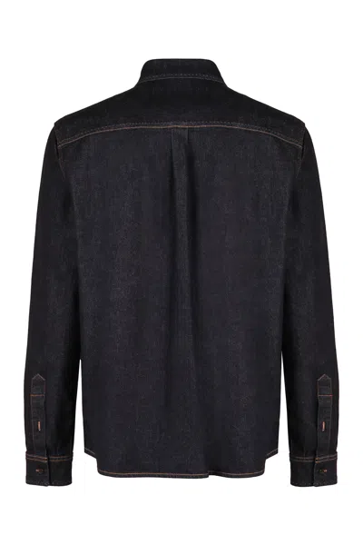 Dolce & Gabbana Denim Shirt Collar Button-down