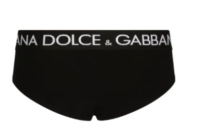 Dolce & Gabbana Logo-print Stretch-cotton Briefs