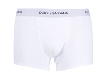 Dolce & Gabbana Logo-waist Cotton Boxers