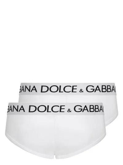 Dolce & Gabbana Logo-waist Cotton Briefs