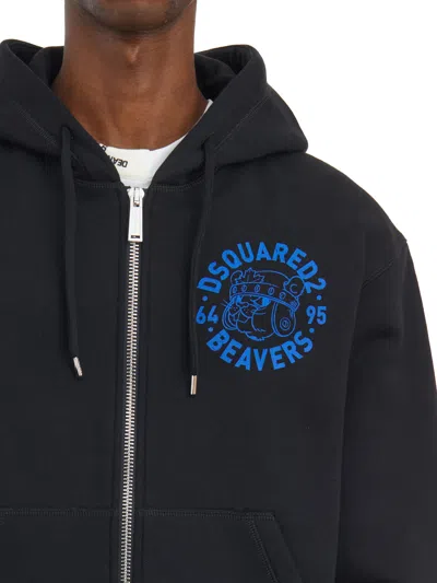 Dsquared2 Sweatshirt With Hoodie And Zip
