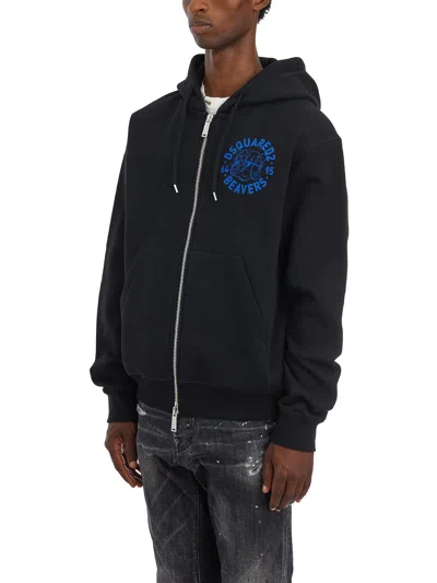 Dsquared2 Sweatshirt With Hoodie And Zip