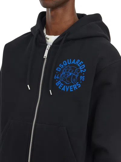 Dsquared2 Sweatshirt With Hoodie And Zip