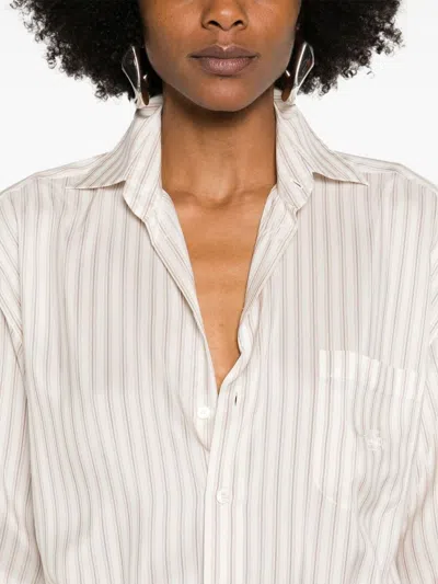 Etro Pegaso-embroidered Striped Shirt