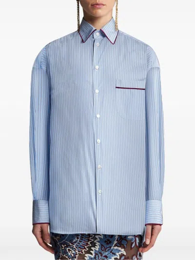 Etro Striped Long-sleeved Shirt