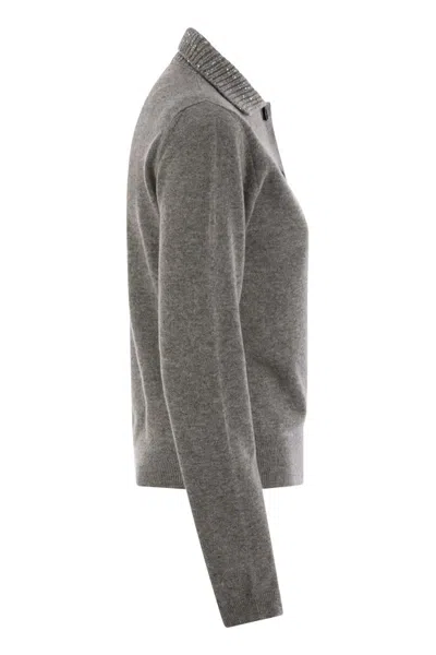 Fabiana Filippi Women's Wool, Silk And Cashmere Polo Collar Sweater