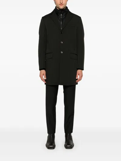 Fay Double-breasted Stand-up Collar Padded Coat