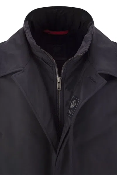 Fay Morning Waterproof Coat With High Collar