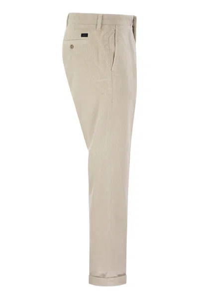 Fay Slim Corduroy Trousers