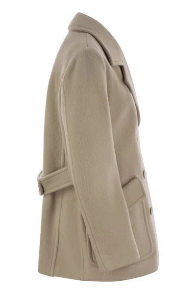Fay Wool And Cashmere Peacoat