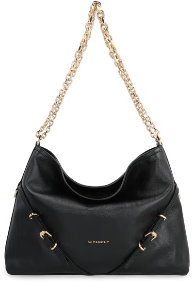 Givenchy Medium Voyou Chain Bag In Leather In Black