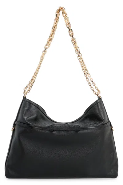 Givenchy Medium Voyou Chain Bag In Leather In Black