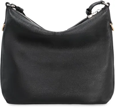 Givenchy Black Voyou S Bag Silver Logo Zip