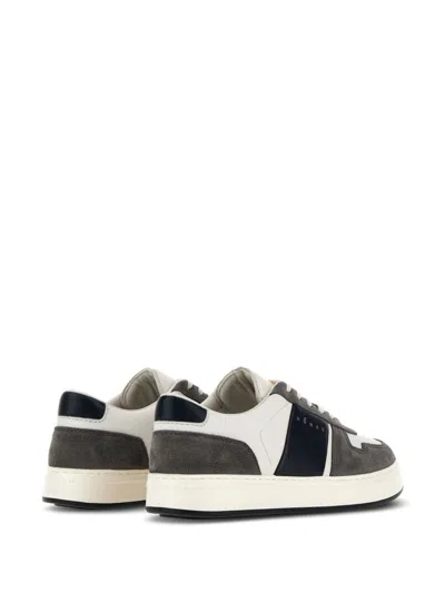 Hogan Smooth And Suede Leather H-tv Sneakers.