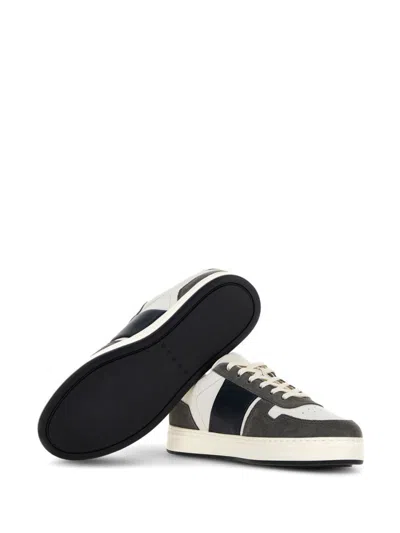 Hogan Smooth And Suede Leather H-tv Sneakers.