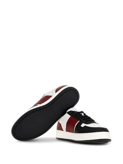 Hogan Round Toe Rubber Sole Sneakers