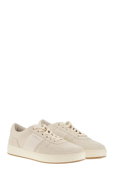 Hogan Smooth And Suede Leather H-tv Sneakers